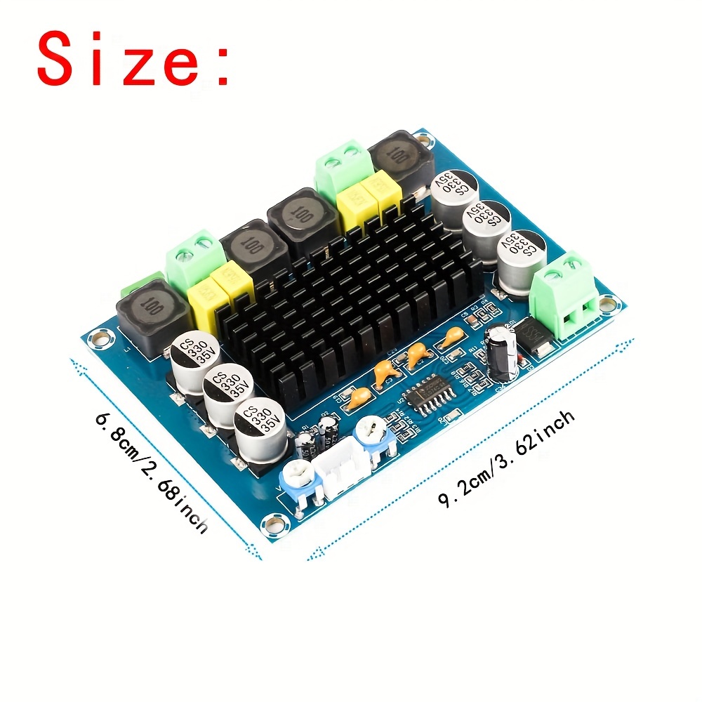 Two-channel Stereo High-power Digital Audio Power Amplifier Board