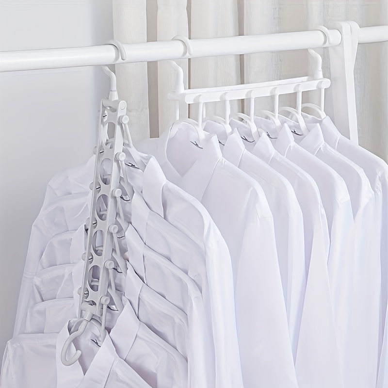 Plastic Closet Stack Hanger Rack Multi-function Wardrobe Space-saving –  musii home store