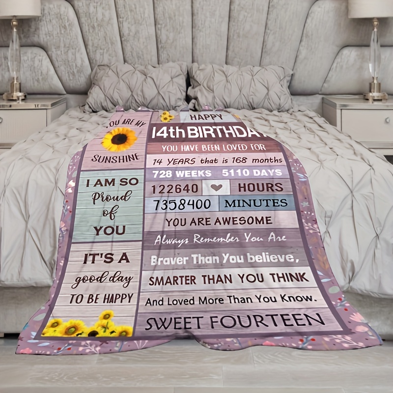 14 Year Old Girl Gift Ideas Blanket Gifts For 14 Year Old - Temu