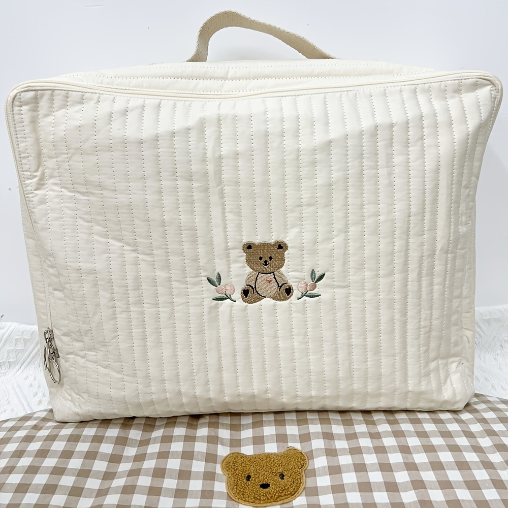 Large Capacity Mummy Bag with Bear Storage Design