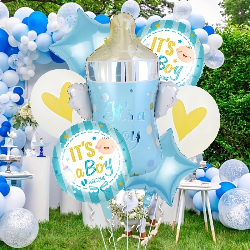 Baby Aluminum Foil Set Boy Girl Party Theme Decoration - Temu