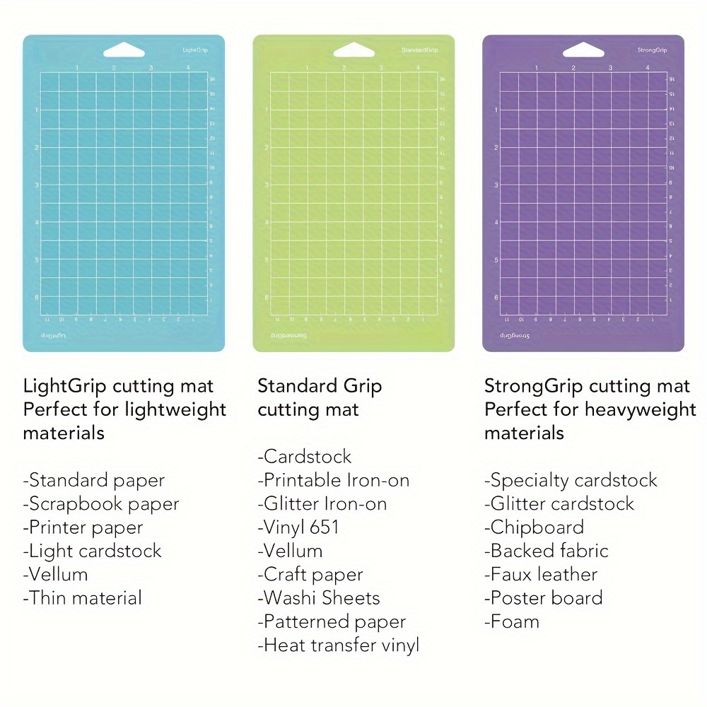 Cutting Mat 8.5X12in For Cricut Joy Xtra, 2 Pack Standard Grip And
