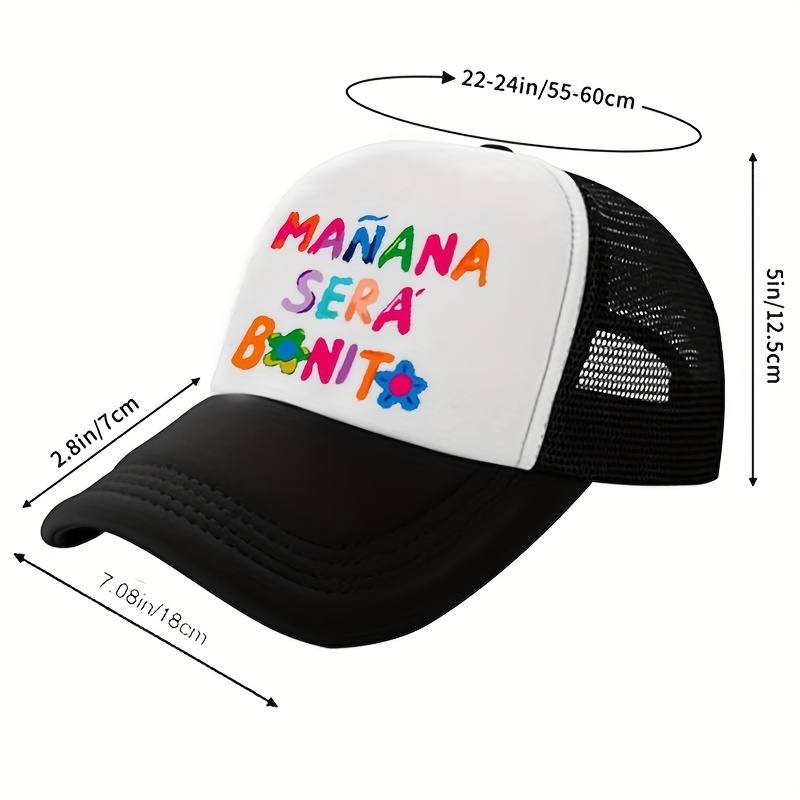 It's 5 O'Clock Somewhere Flag Novelty Party Trucker Hat for Adult,  Adjustable Washable Baseball Cap, Fishing Hats Funny Gifts for Men and  Women Black