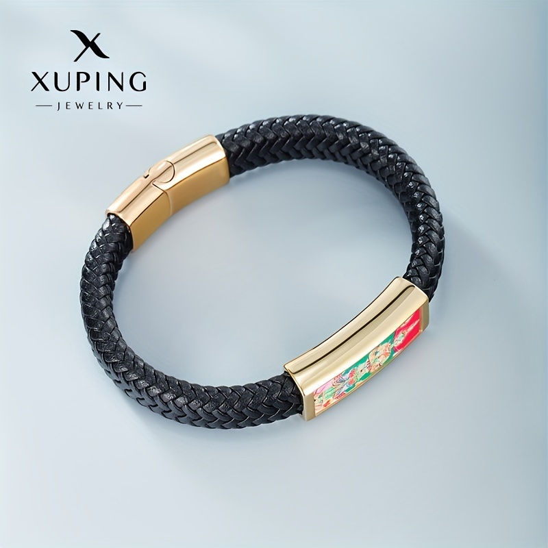 Hip Hop Multicolor Hand Rope Bangle Men