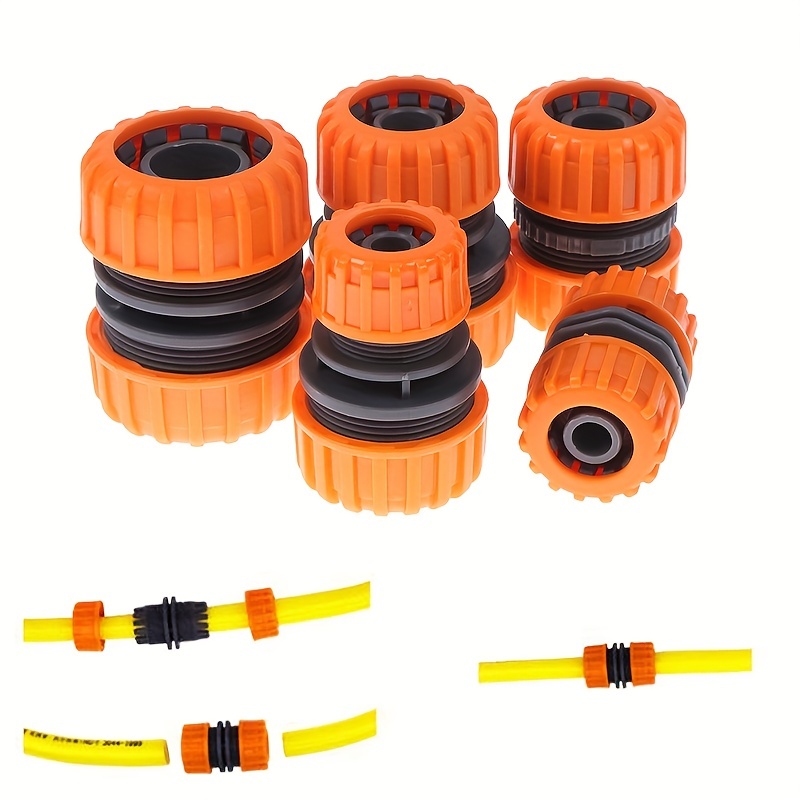 

1pc, Garden Watering Hose Plastic Quick Connector 1/2" 3/4'' 1'' Double Male Coupling Joint Adapter Extender Set For Pipe Irrigation System