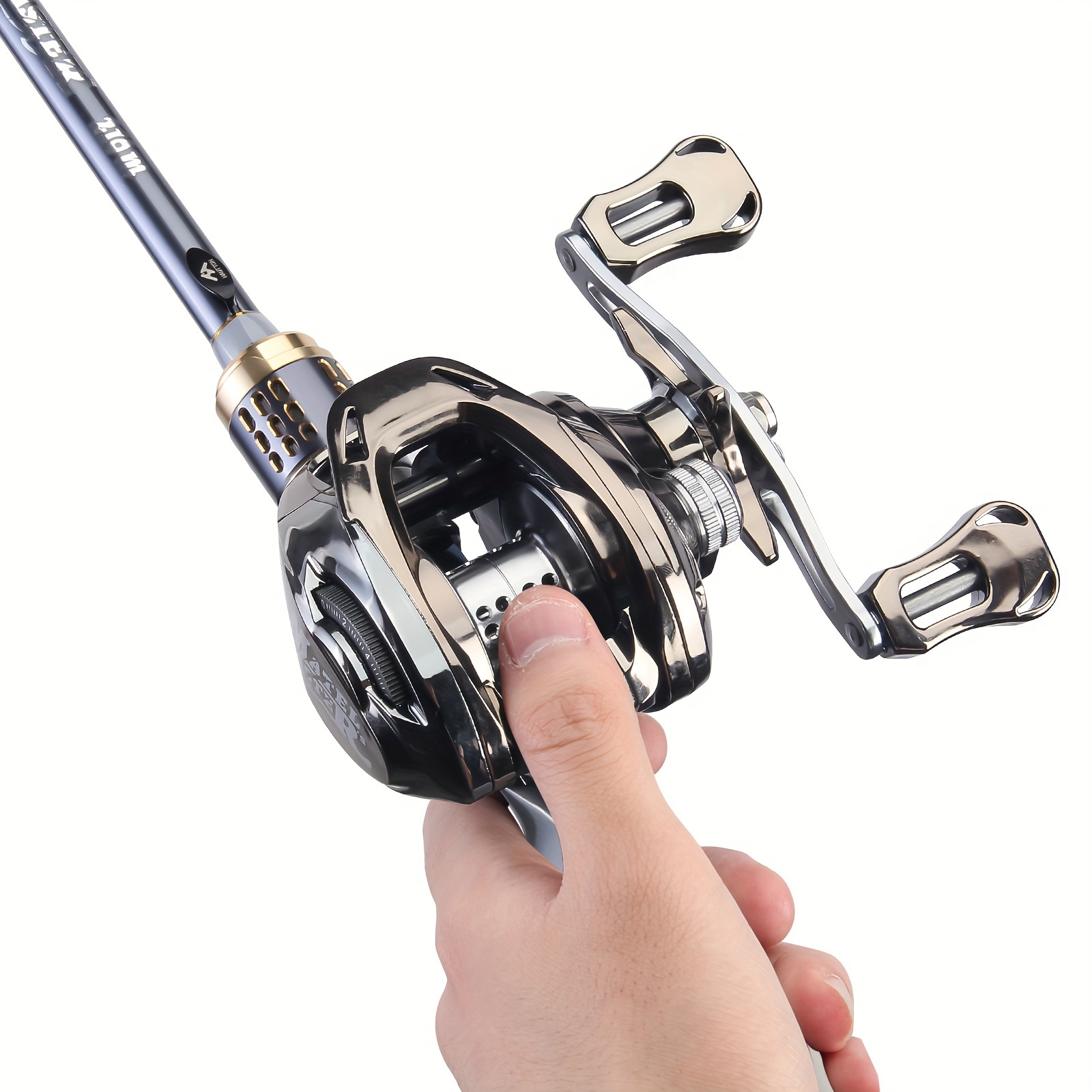 Buy Fishing Rod & Reel Combo- 6'6” Carbon Pole, Spinning Reel