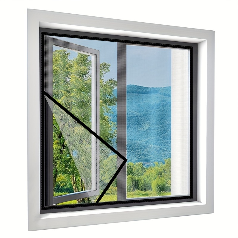 Olsixxuuk Magnetischer Fensterschutz, Verstellbarer DIY