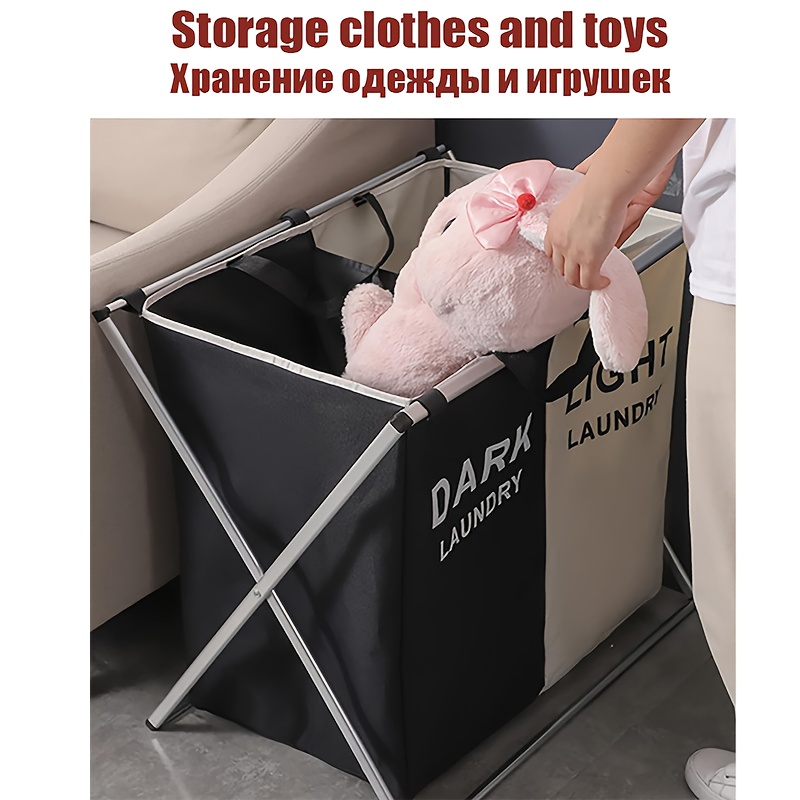 Decorative Laundry Hamper Toys Storage Basket Collapsible - Temu