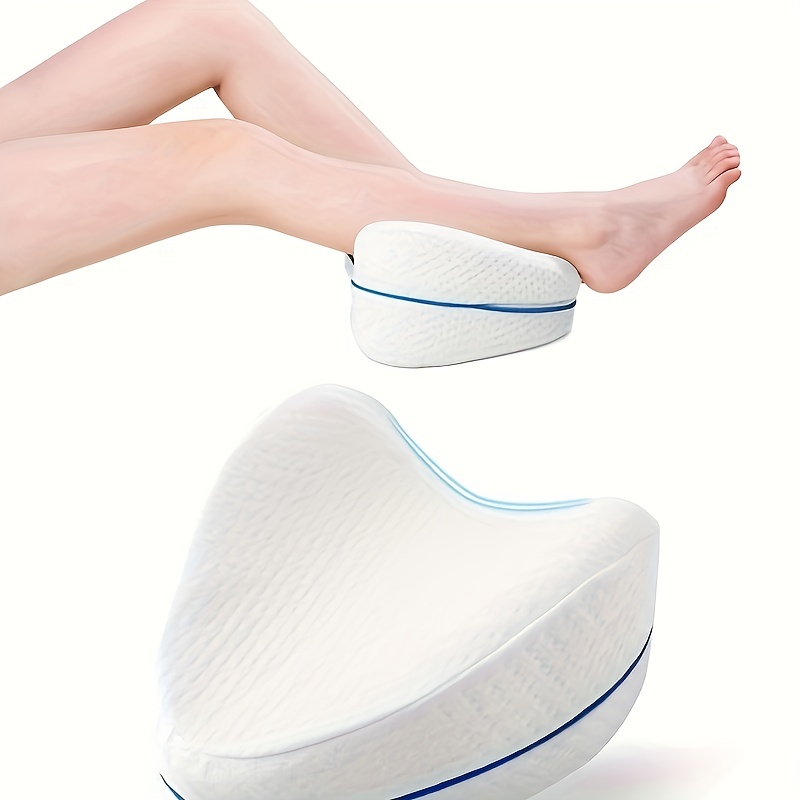 1pc memory foam leg pillow contour legacy leg pillow heart shaped slow rebound knee pillow leg pillow details 5