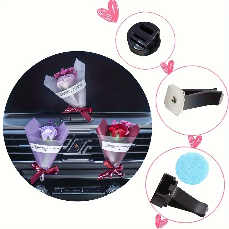 Auto Lufterfrischer Getrocknete Blume Auto Parfüm Clip Diffusor
