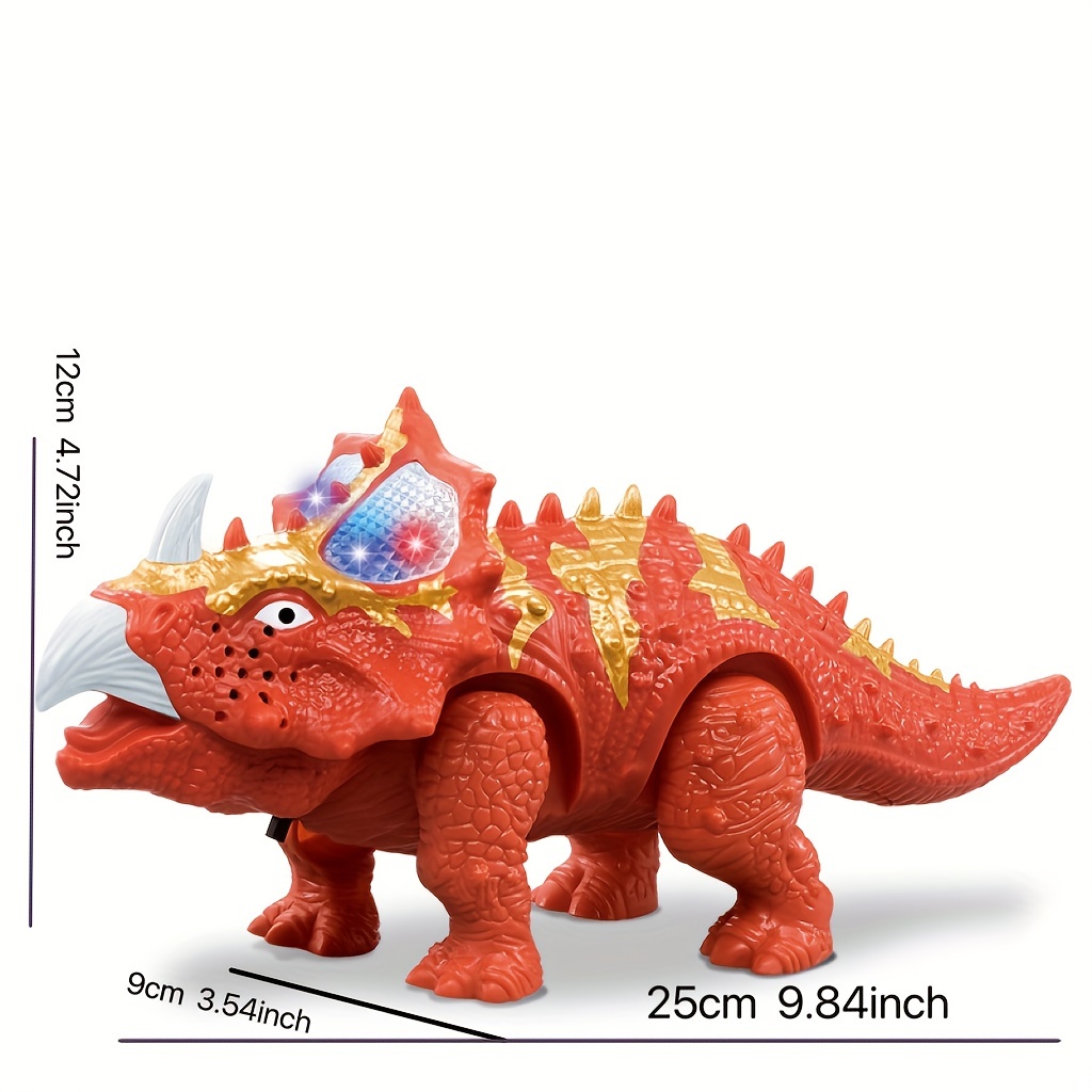 Dinosaure Triceratops télécommandé de 25 cm