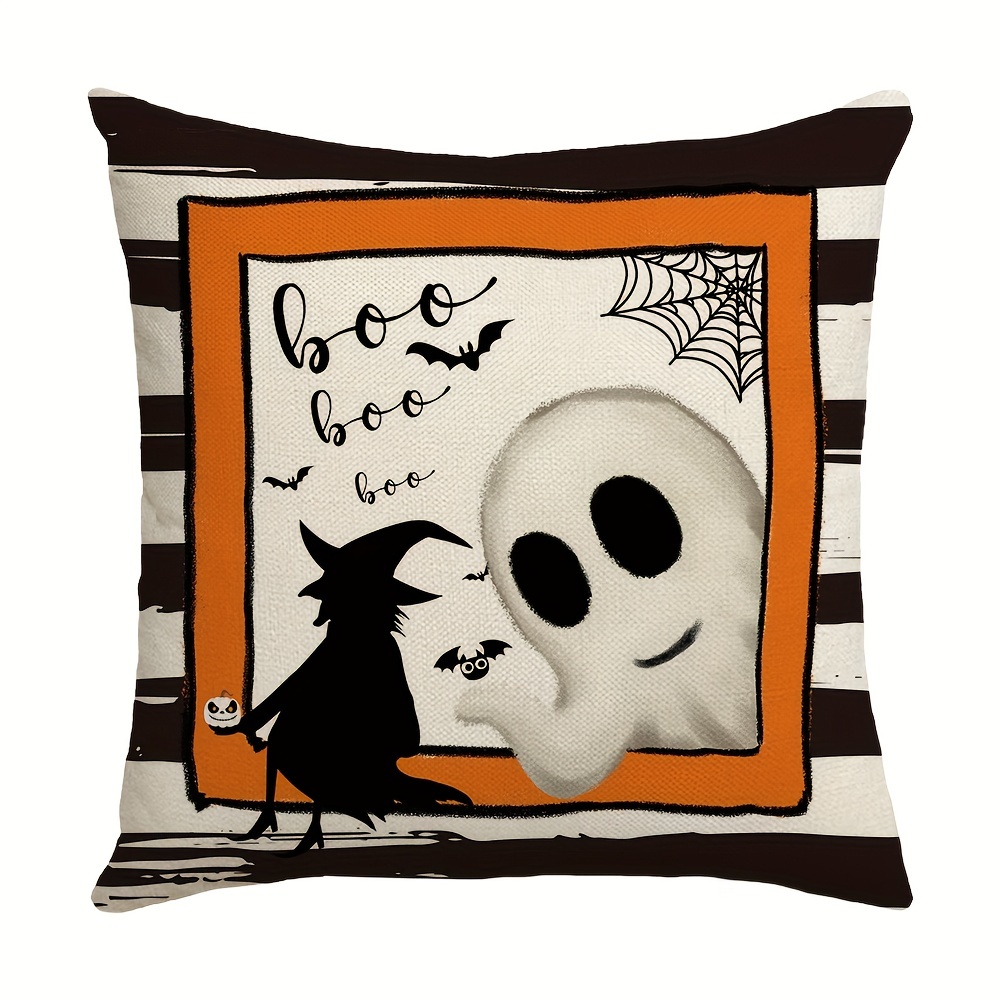 Halloween Pillow Halloween Boo Pillow Halloween Decor Fall Pillow Farmhouse  Throw Pillow Lumbar Pillow Fall Farmhouse 