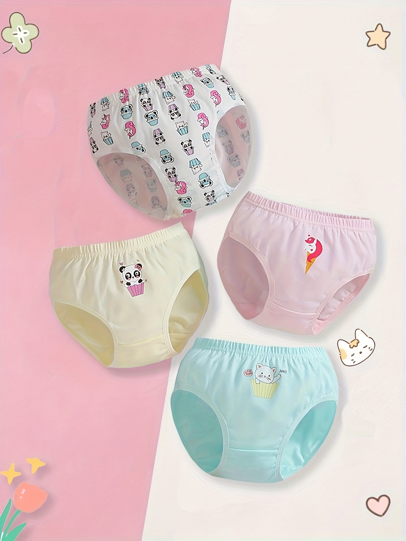 1pcs Girl's Dora Briefs Children Underwear Panties Kids Cute Cartoon  Underwear Available