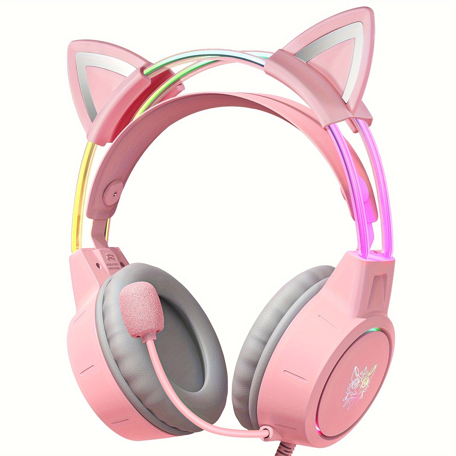 Cat ear gaming headset with mic hot sale