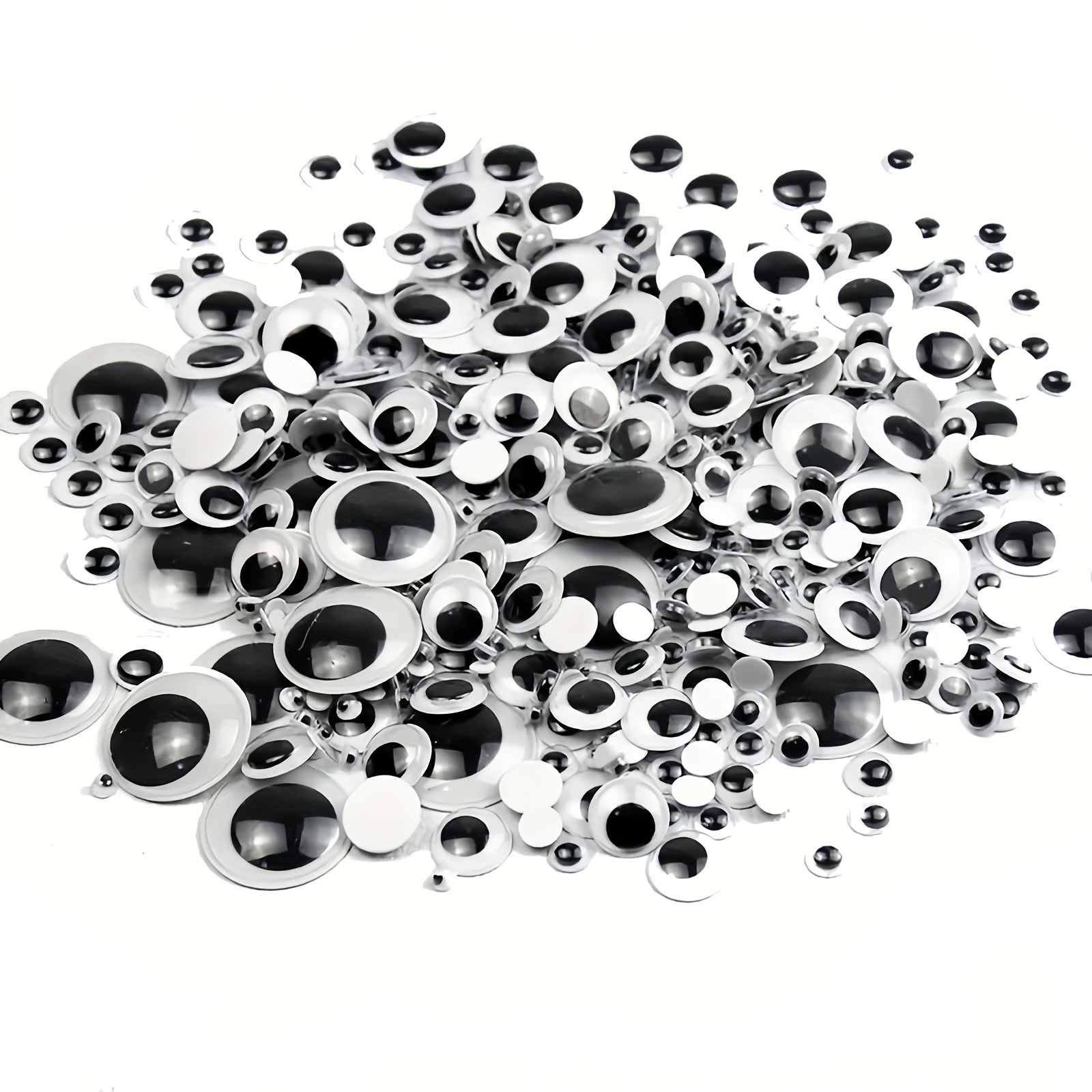 Colorations Black and White Googly Eye Stickers - 1000 Pieces