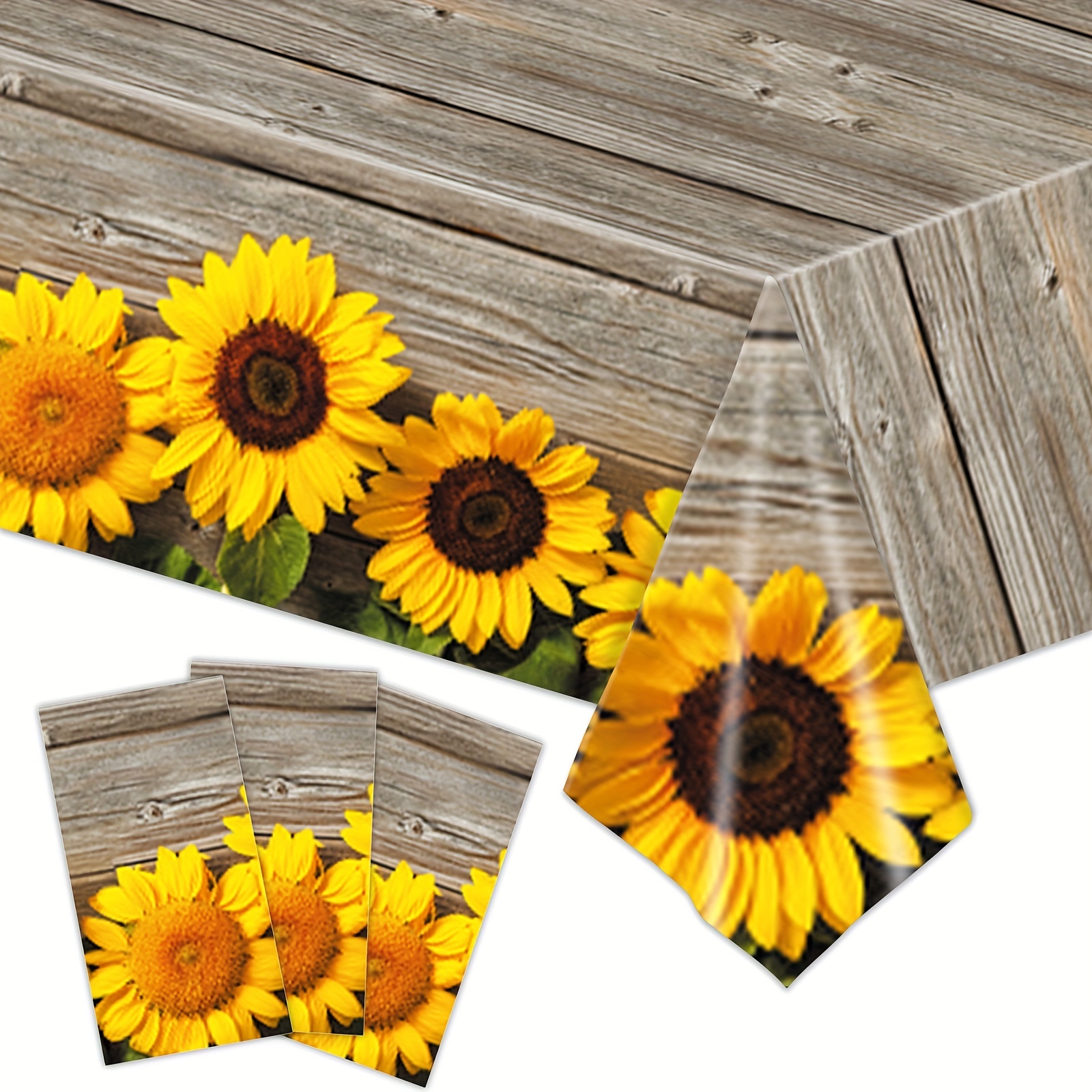 12pcs, 39.4ft Sunflower Party Decorations Sunflower Garland Banners  Sunflower Party Streamer Summer Sun Flower Hanging Decorations For Baptism  Birthda