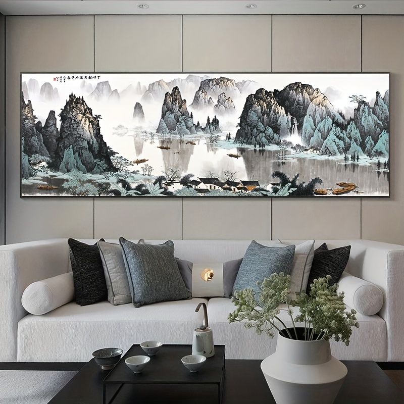 Canvas Print Painting Large Landscape Wall Art Decor For - Temu