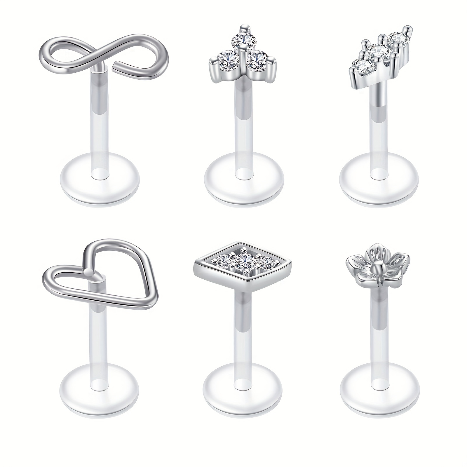 Plastic deals tragus earrings