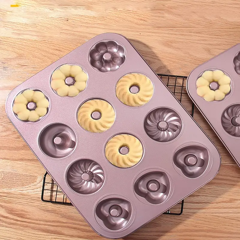 1 Moule à donuts - 12 cavités