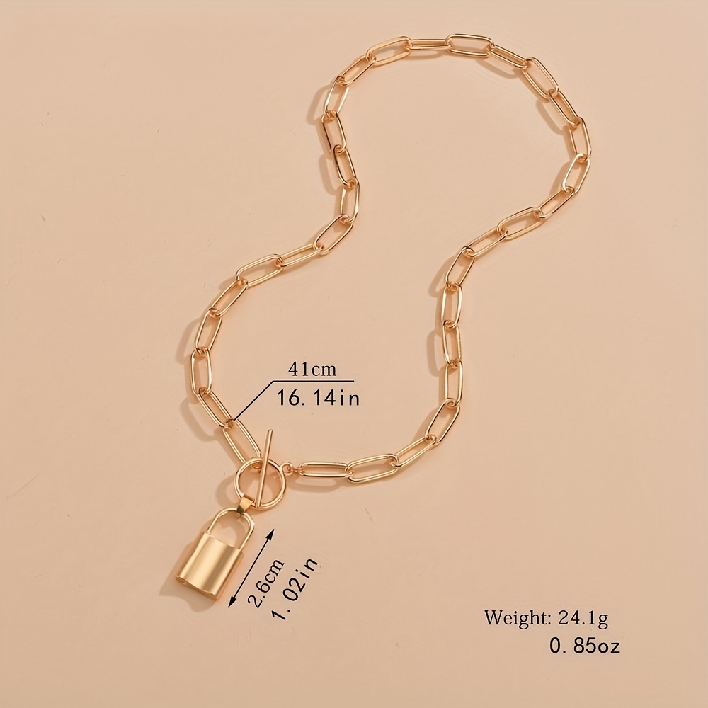Lock Pendant Necklace | Common Alloy