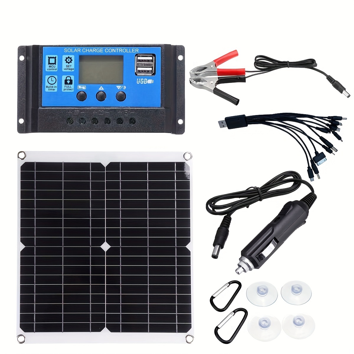 Chargeur de batterie de voiture solaire Mainteneur de panneau d