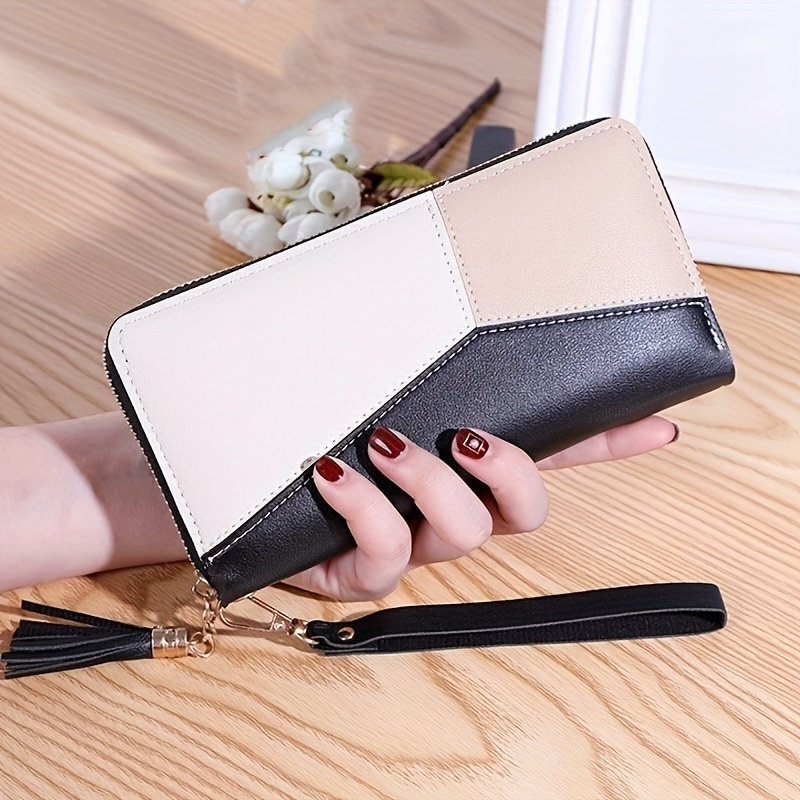 Fashion Design Simple Solid Color Card Bag Coin Purse Butterfly Korean  Style Wallets Bow Clutch Bag Plush Ball Women Wallets PINK