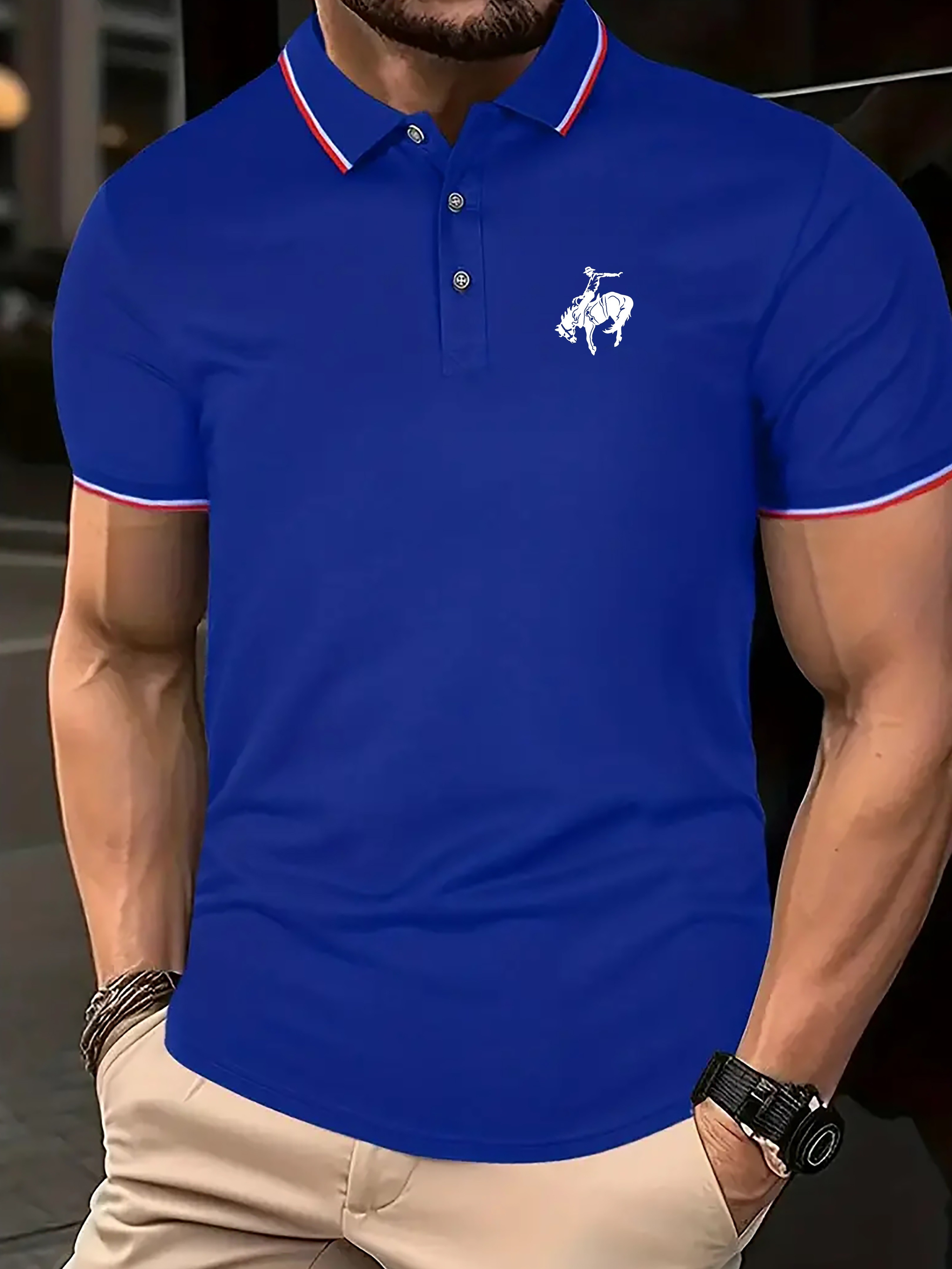 US Polo Assn. Camisa sólida de manga corta para hombre