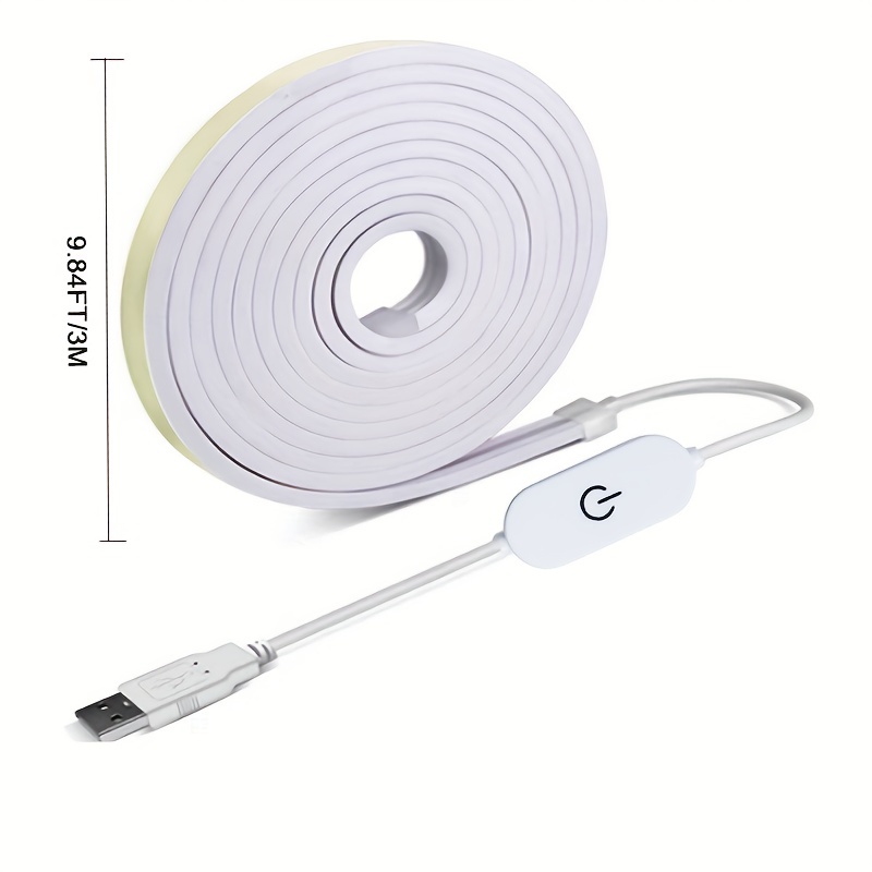 Touch Sensor Led Dimmable Strip Lights Waterproof Flexible - Temu