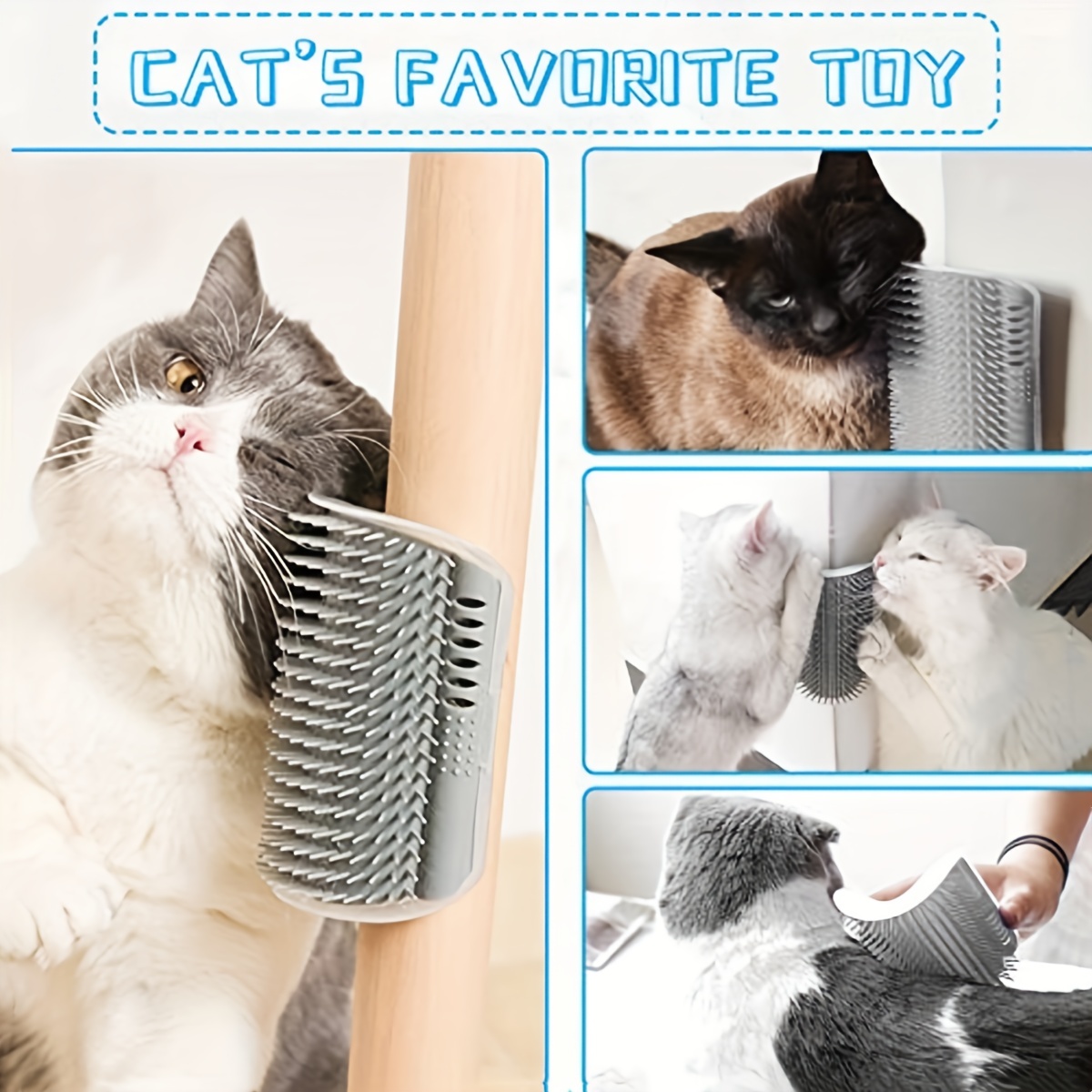 Corner Cat Massage Brush – All of your cats