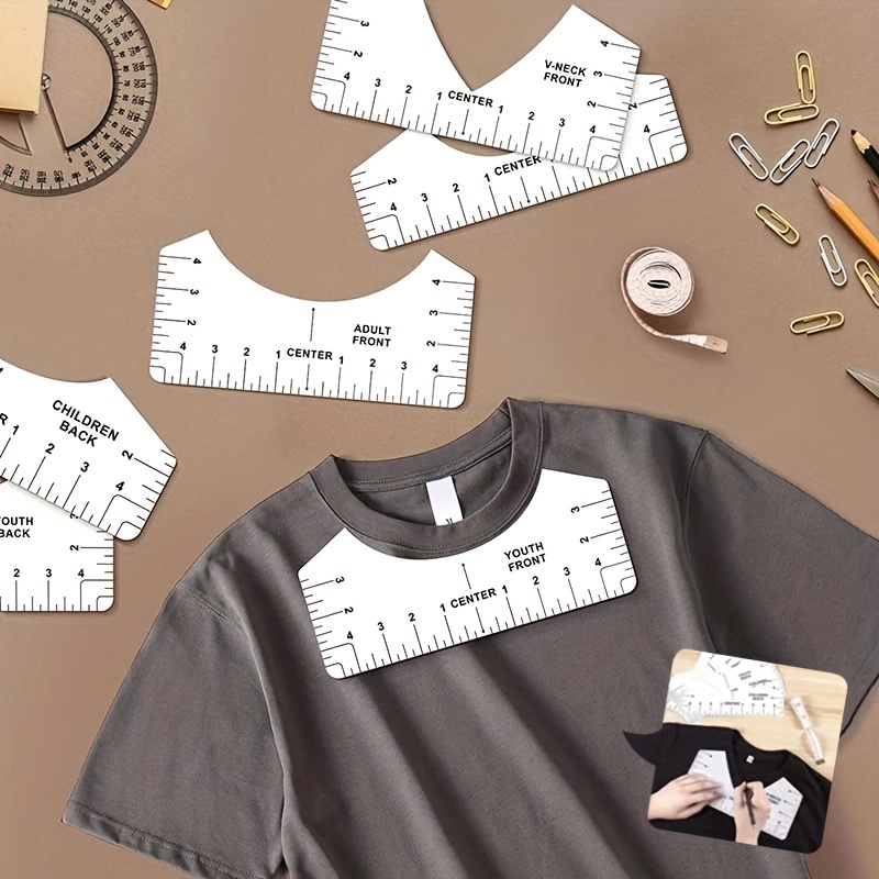 T shirt Ruler Guide Vinyl Alignment Tool T Shirt Centering - Temu