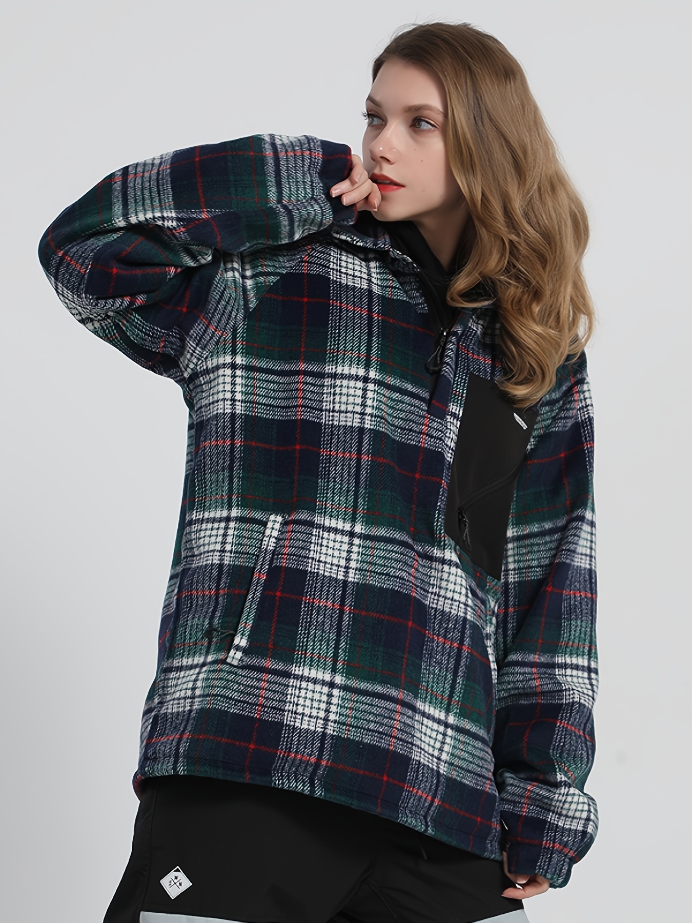 Womens patterned snowboard jacket