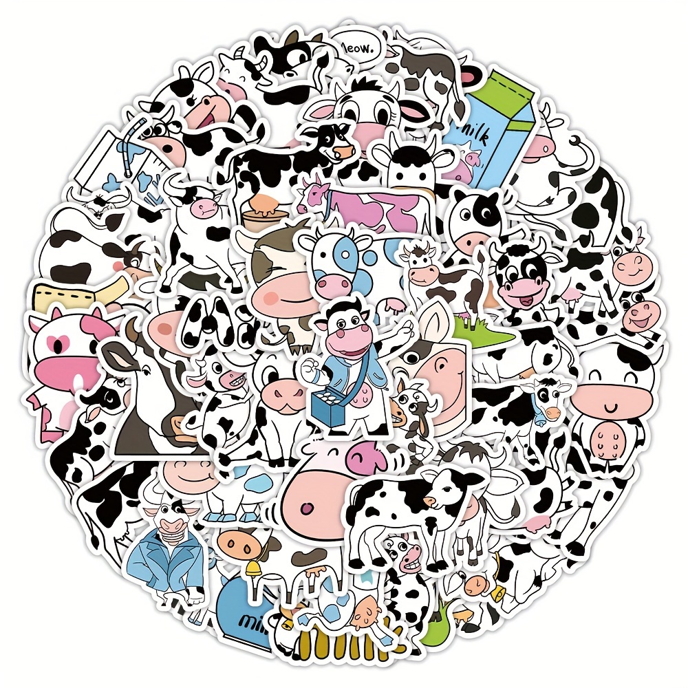 1 Stück Lustige Kuh Küche Kühlschrank Aufkleber Kuh Vinyl - Temu