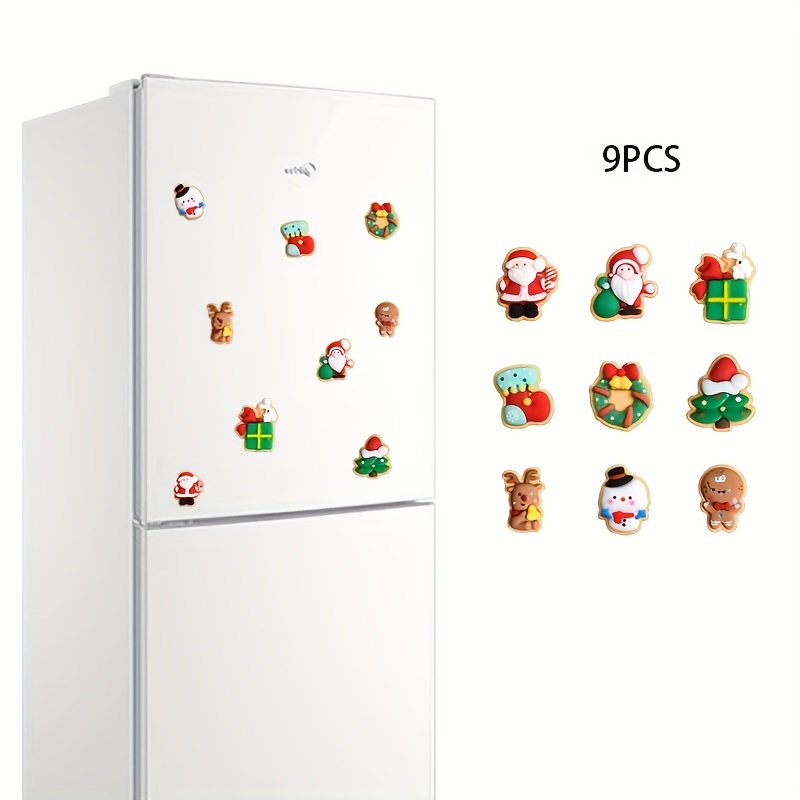 Cute Cartoon Candy Fridge Magnets Mini Fruit Refrigerator Decor Magnetic  Stickers Christmas Fridge Decorative Magnet Set