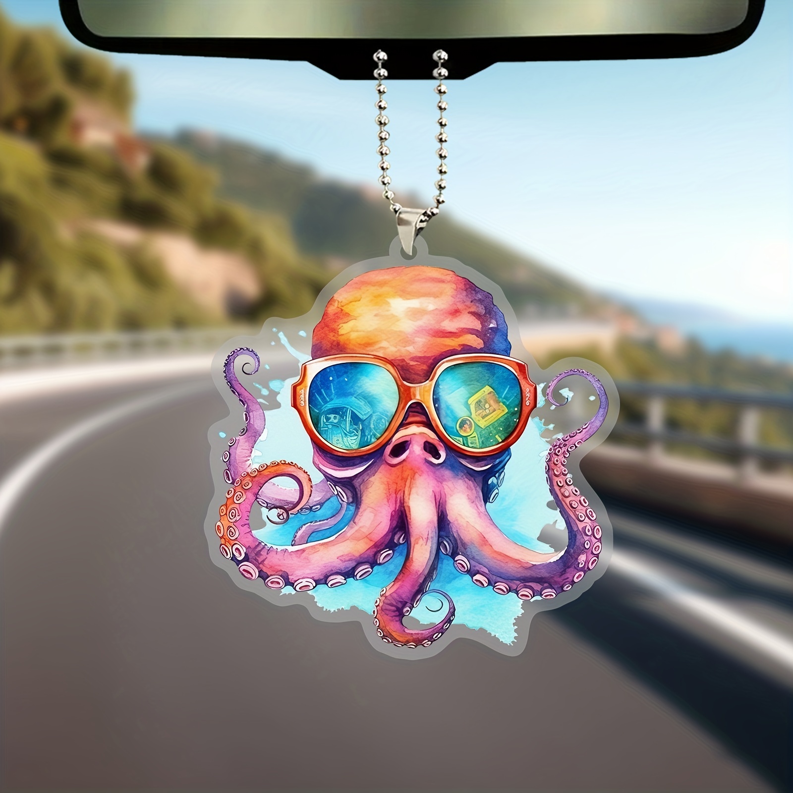 Otto octopus pacifier chain