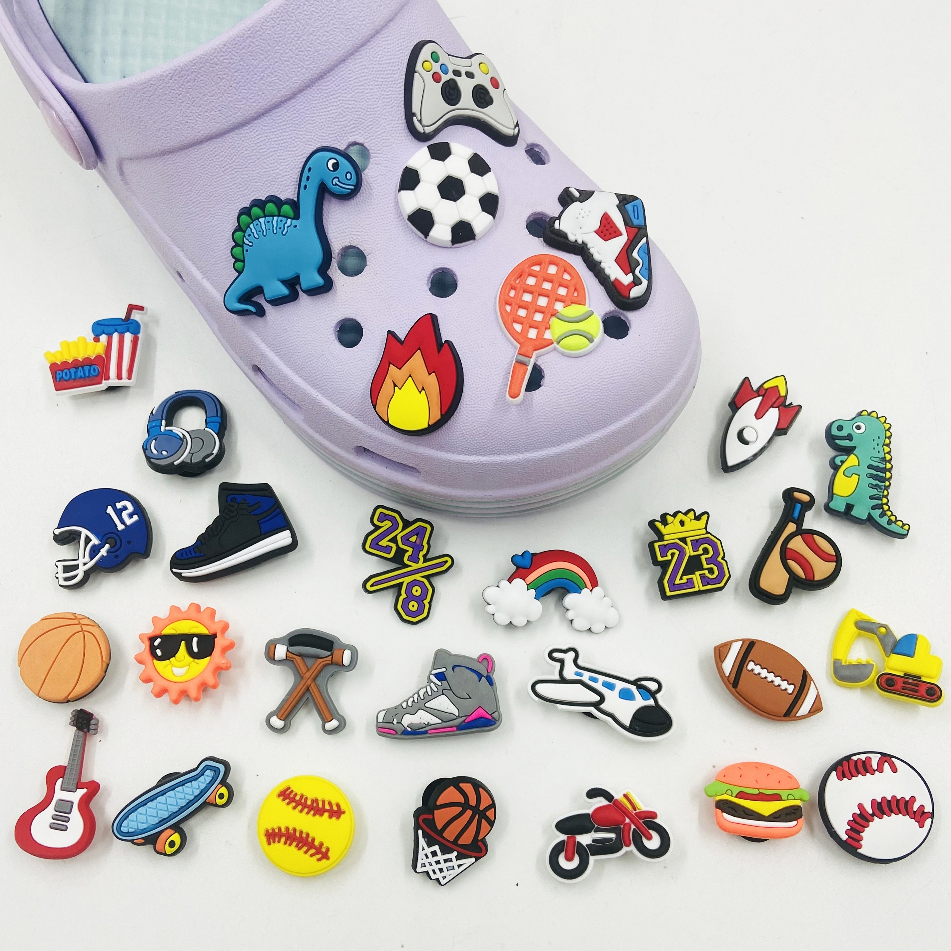 Croc Charms Fishing Camping Hunting Outdoor Cap Unisex Kids Shoes Croc  Charms Softball Bff Aesthetic Cute Funny