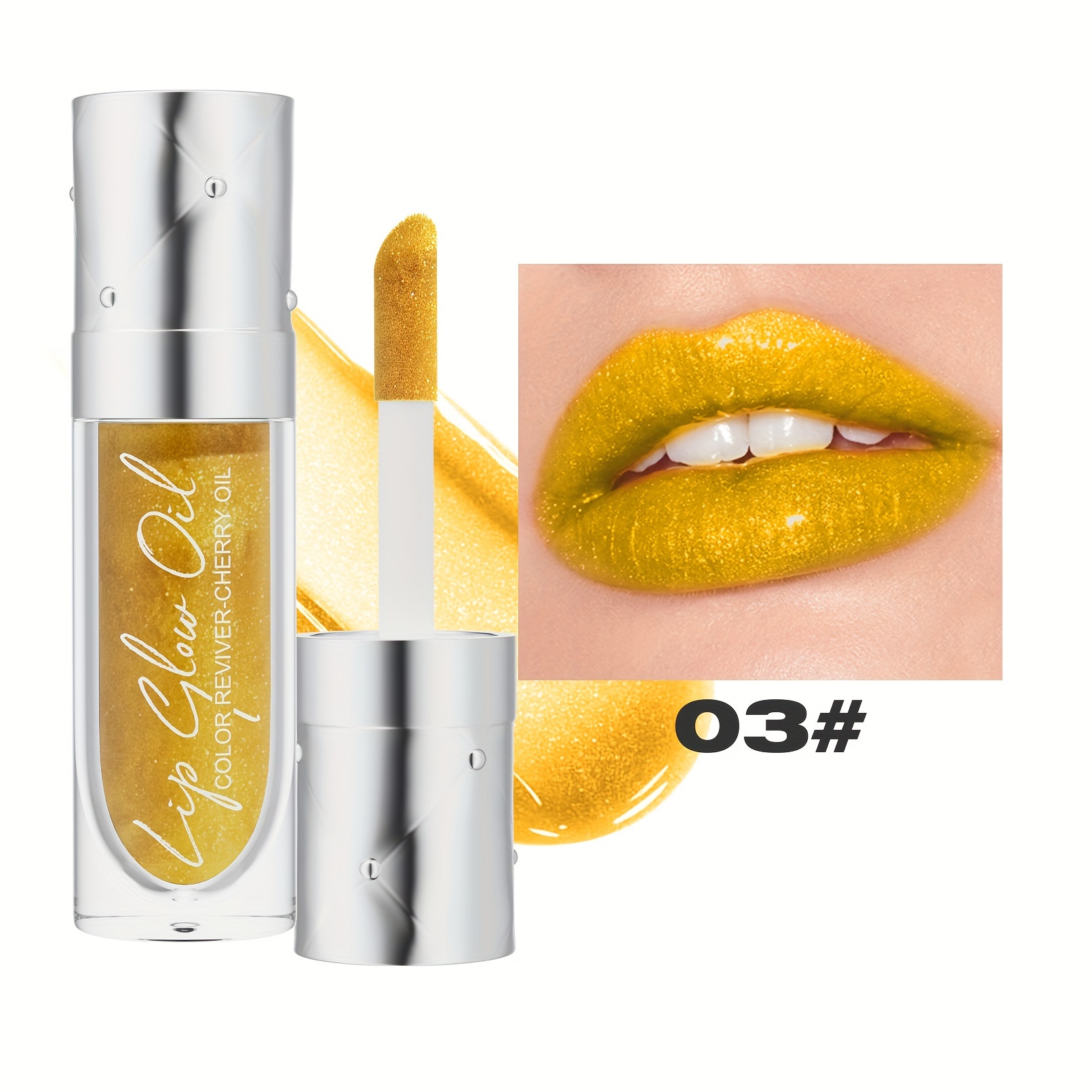 KCHI10 1/128 new professional cosmetic grade lemon yellow fine glitter for  lip gloss lipstick