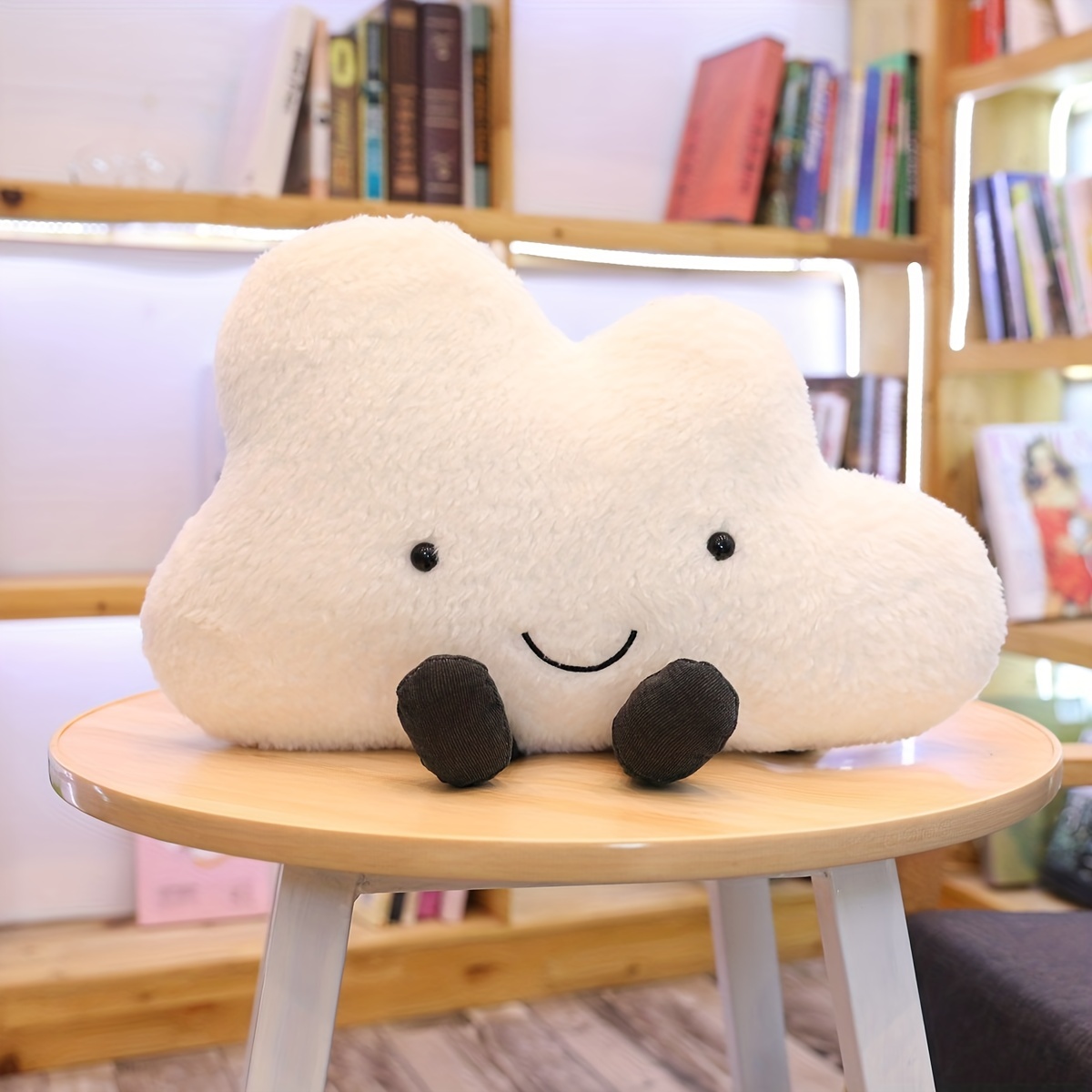 Amuseables Cloud Plush Smiling Cloud Plush White Cloud - Temu