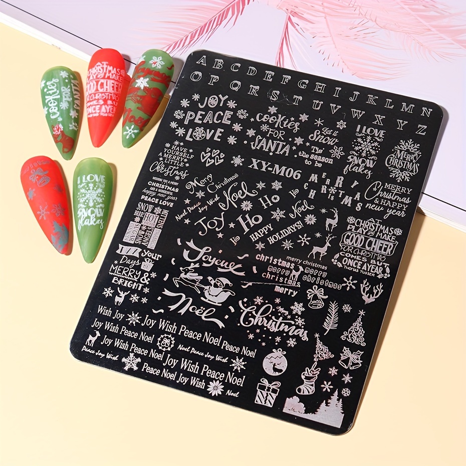 New Year Cheer Nail Stamping Plate | Maniology