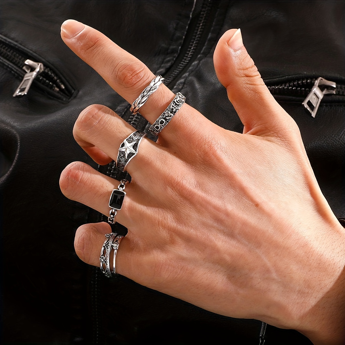 Mens on sale fashion rings