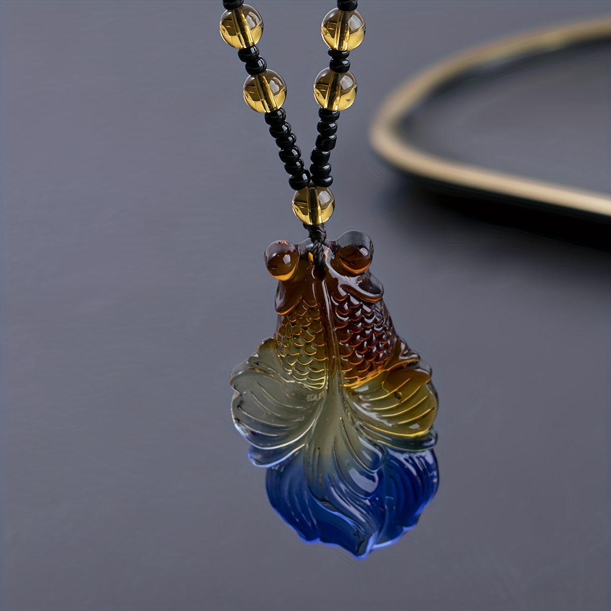 Koi on sale fish pendant