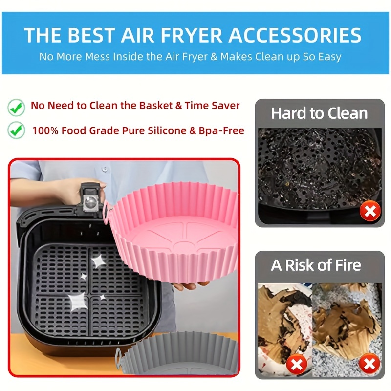 Air fryer parchment liners make cleaning up dinner so easy