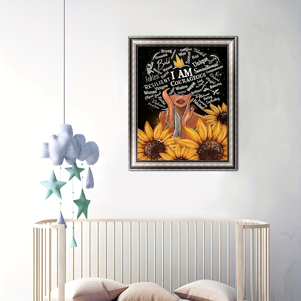 Diamond Painting 5d Sunflower, Wall Sticker