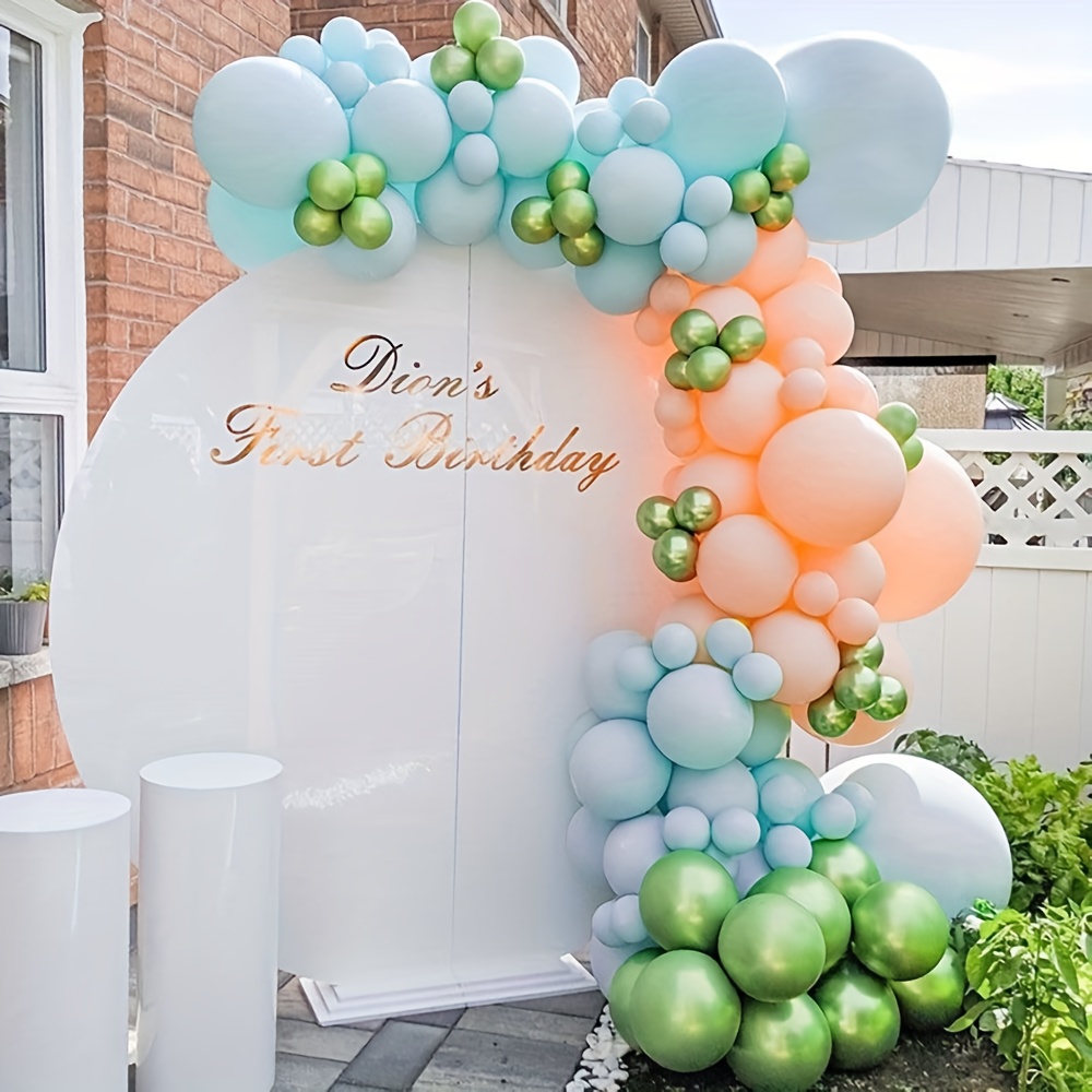 Retro Color Apricot Color Balloon Chain, Baby Birthday Wedding