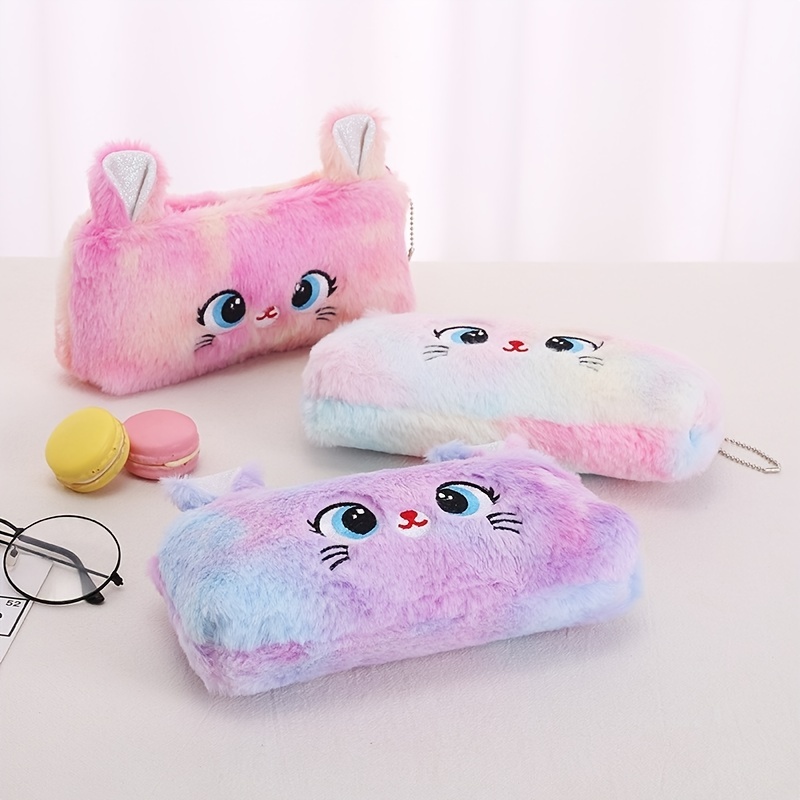 1pc Kawaii Floral Pencil Bag Small Flowers Pencil Cases Cute Simple Pen Bag  Students Stationery Storage Bags School Supplies Children's Day Gift Back  To School Essential(Random Color)