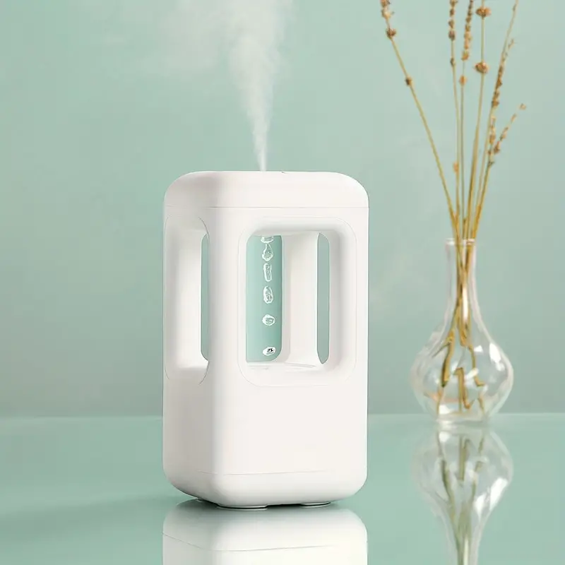 1pc 500ml cold mist humidifier water drop humidifier for office and bedroom office coffee shop bar teachers day halloween christmas wedding birthday valentines day gift home decor room decor fall winter  christmas decoration details 5
