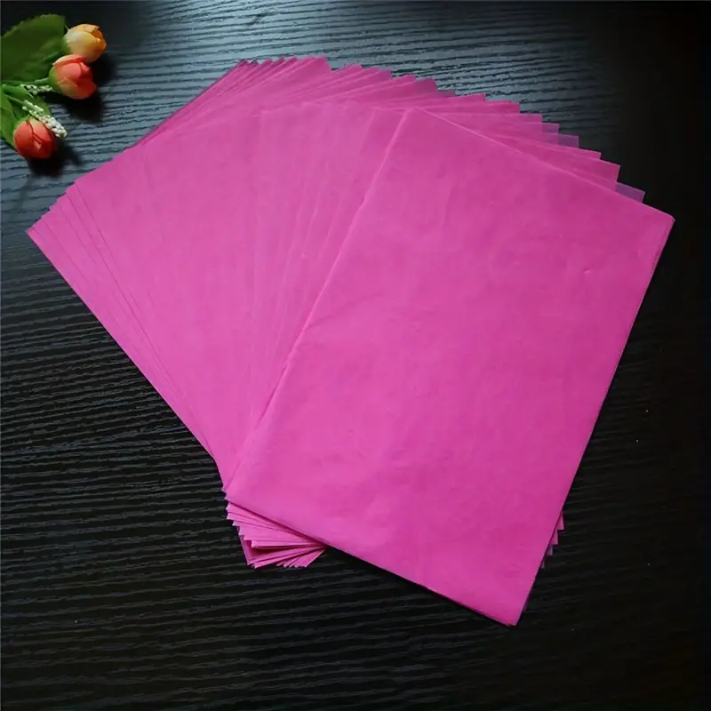 100Sheets A5 Gift Wrapping Paper Retro Multicolor Tissue Paper Bookmark  Floral Gift Packaging Material Birthday Party Decoration