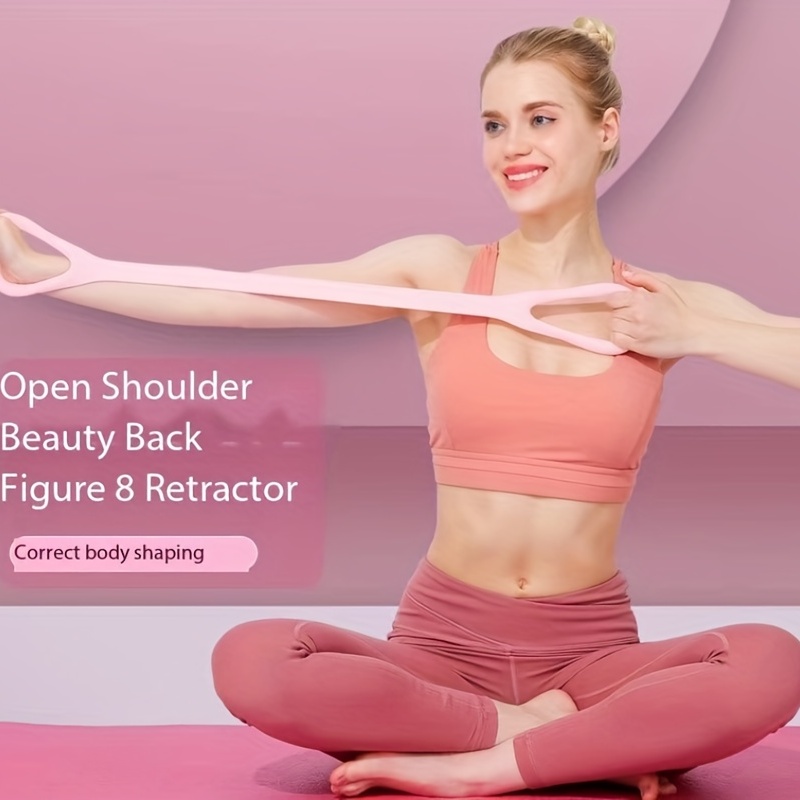 Figure 8 Yoga Resistance Bands Full Body Workout Stretch - Temu