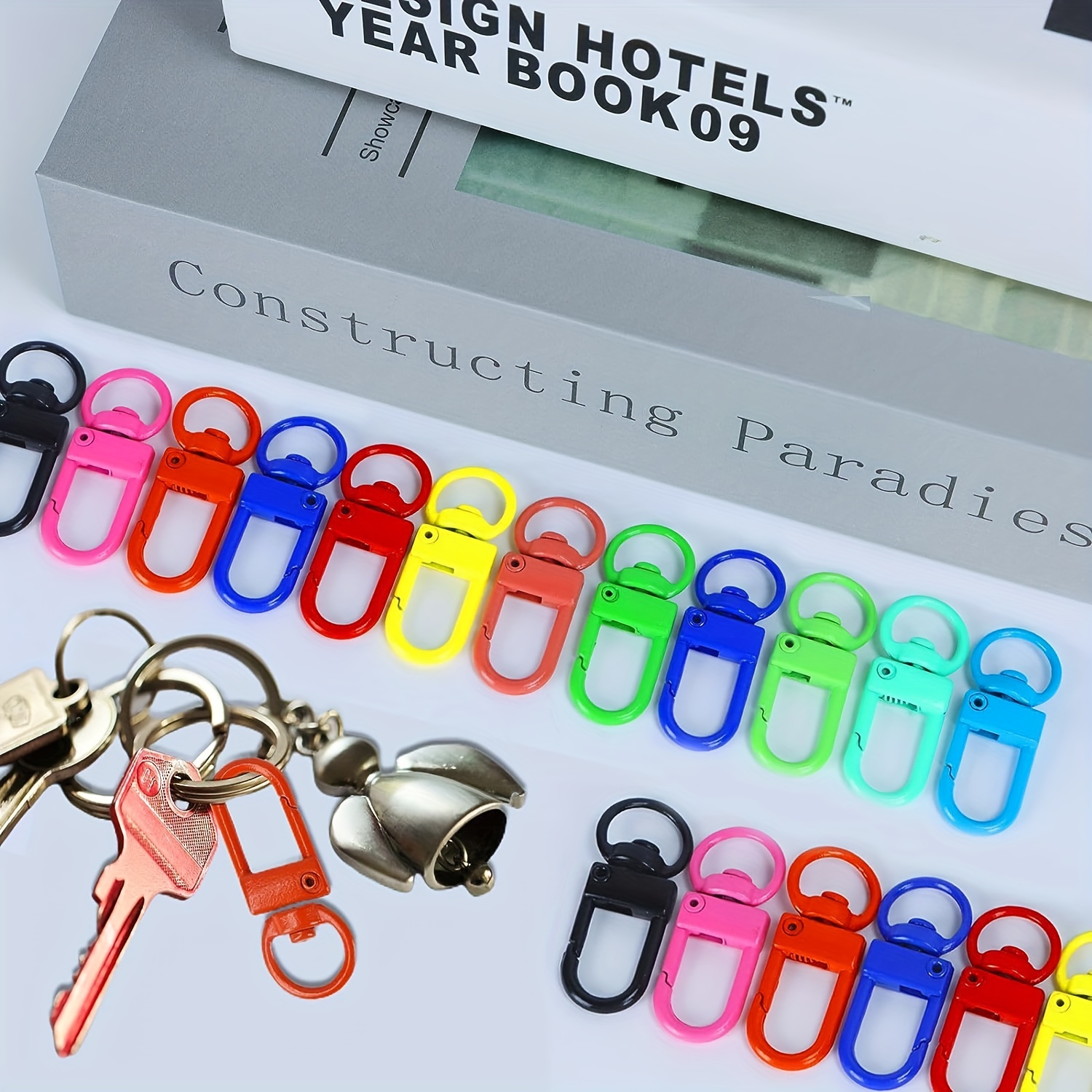 Lobster Claw Clasps Colorful Metal Swivel Lanyards Hooks - Temu