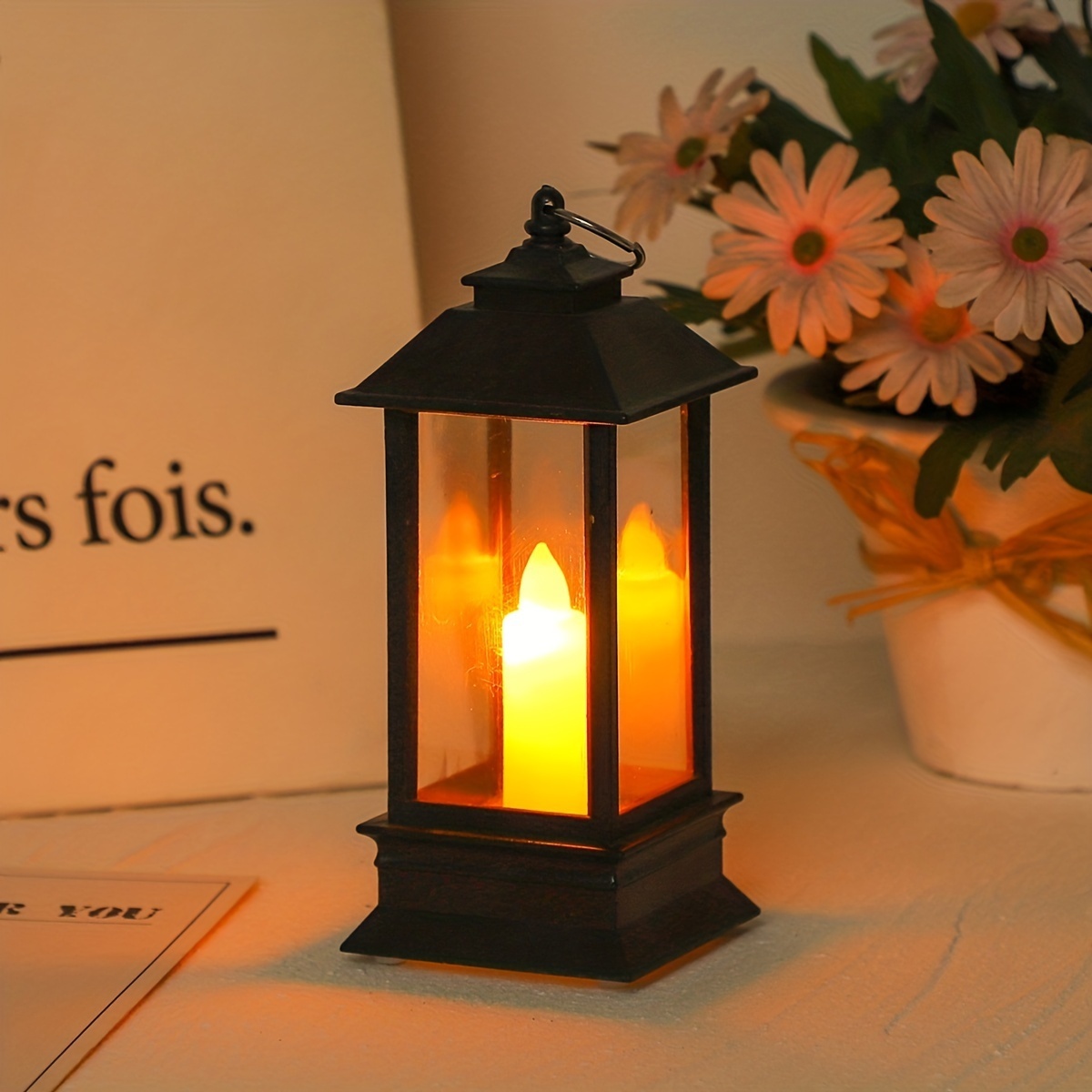 Lantern Decoration Candle Light Battery Powered Led Flashing - Temu