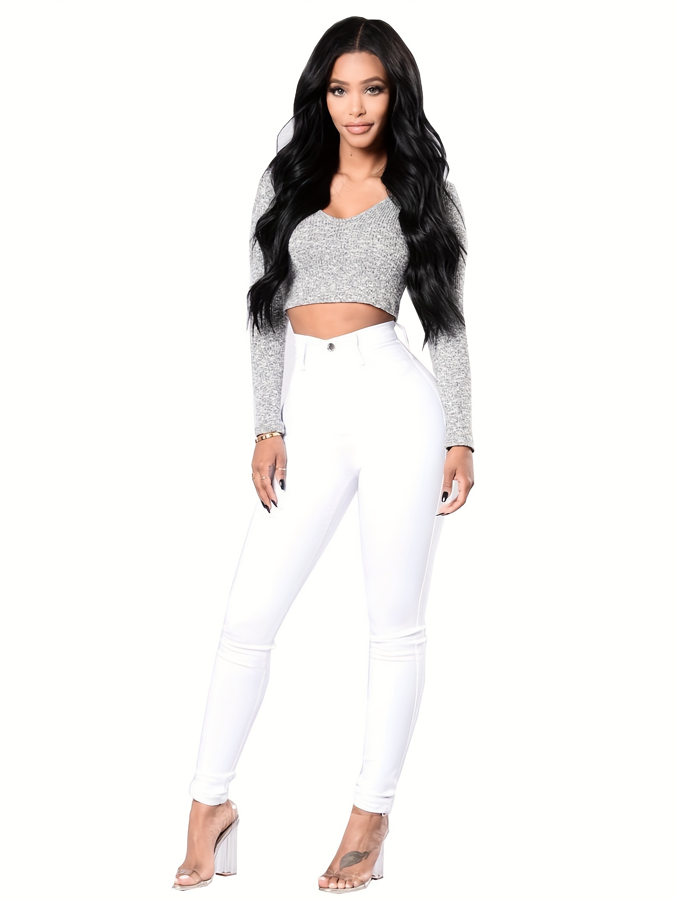 Pantalon blanco para online mujer